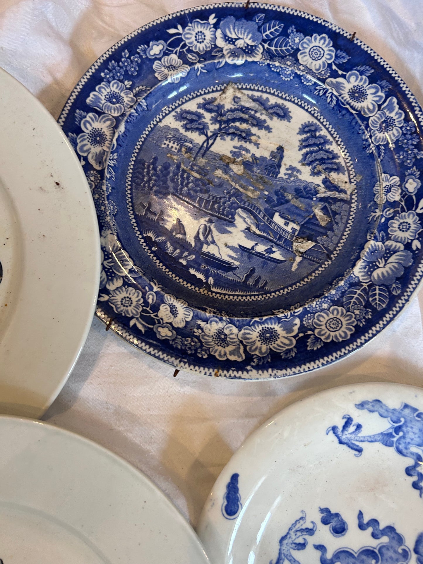 BLUE AND WHITE PLATES