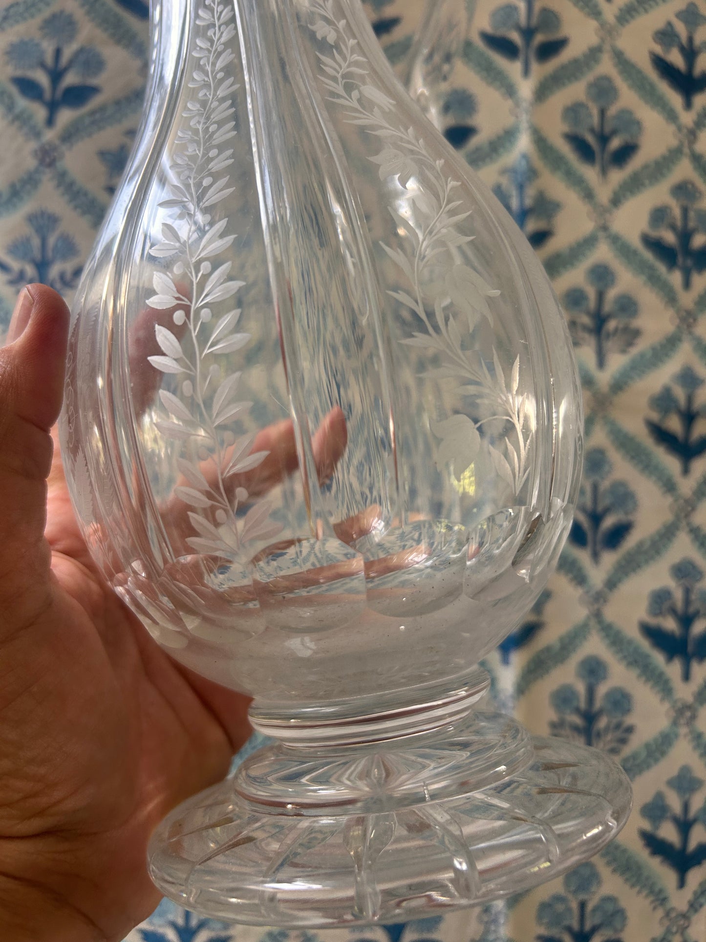 ANTIQUE GLASS JUG