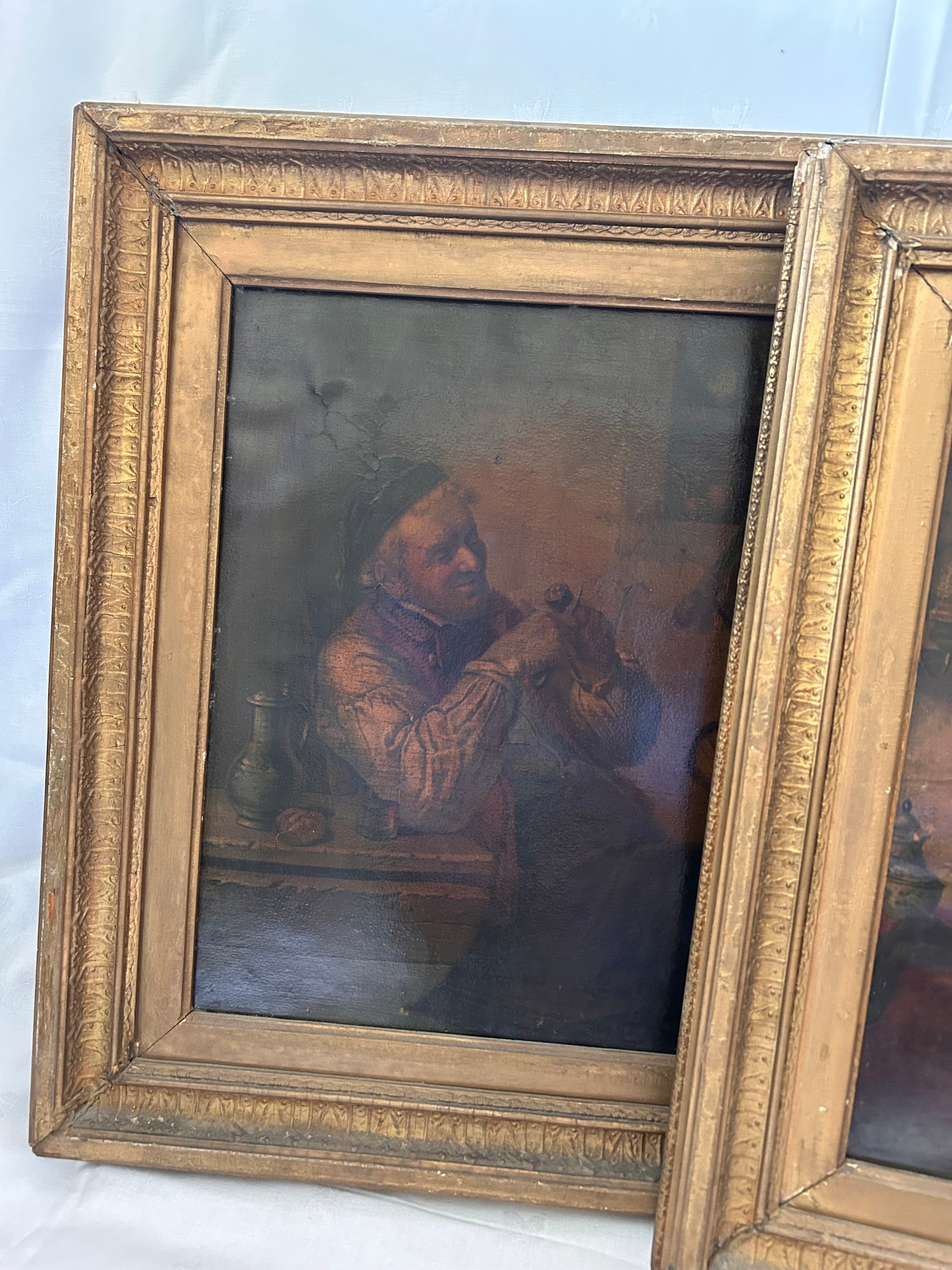 PAIR OF OIL PAINTINGS