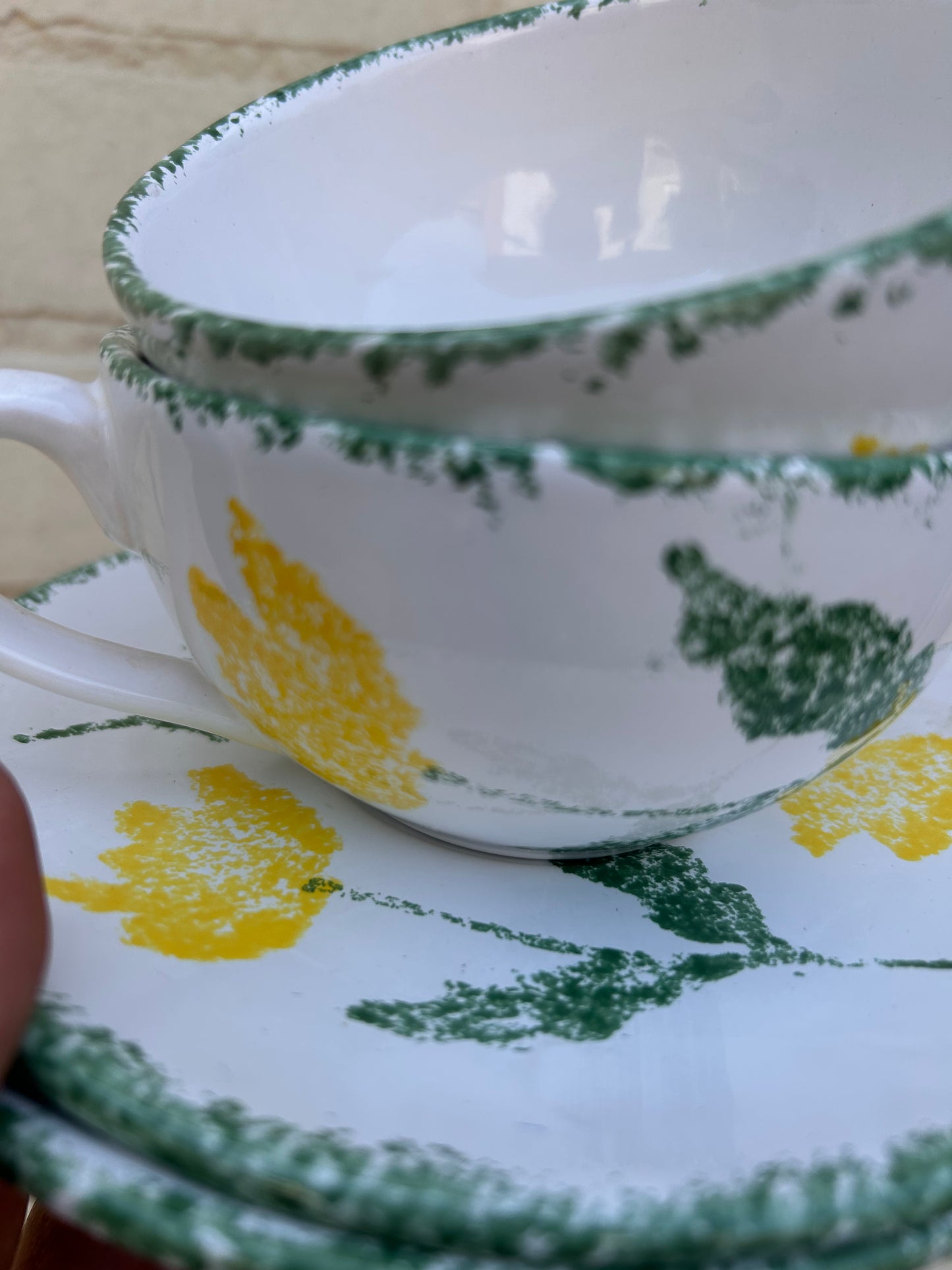 CUPS AND SAUCERS
