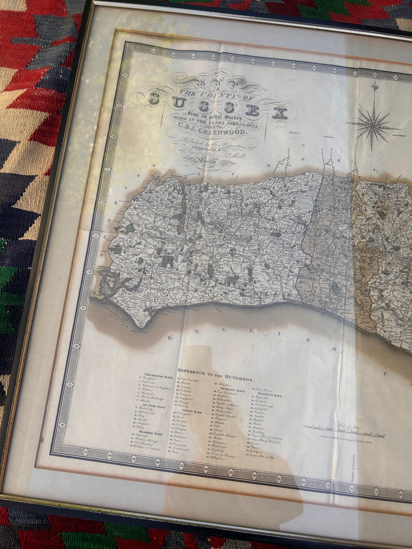 MAP OF SUSSEX
