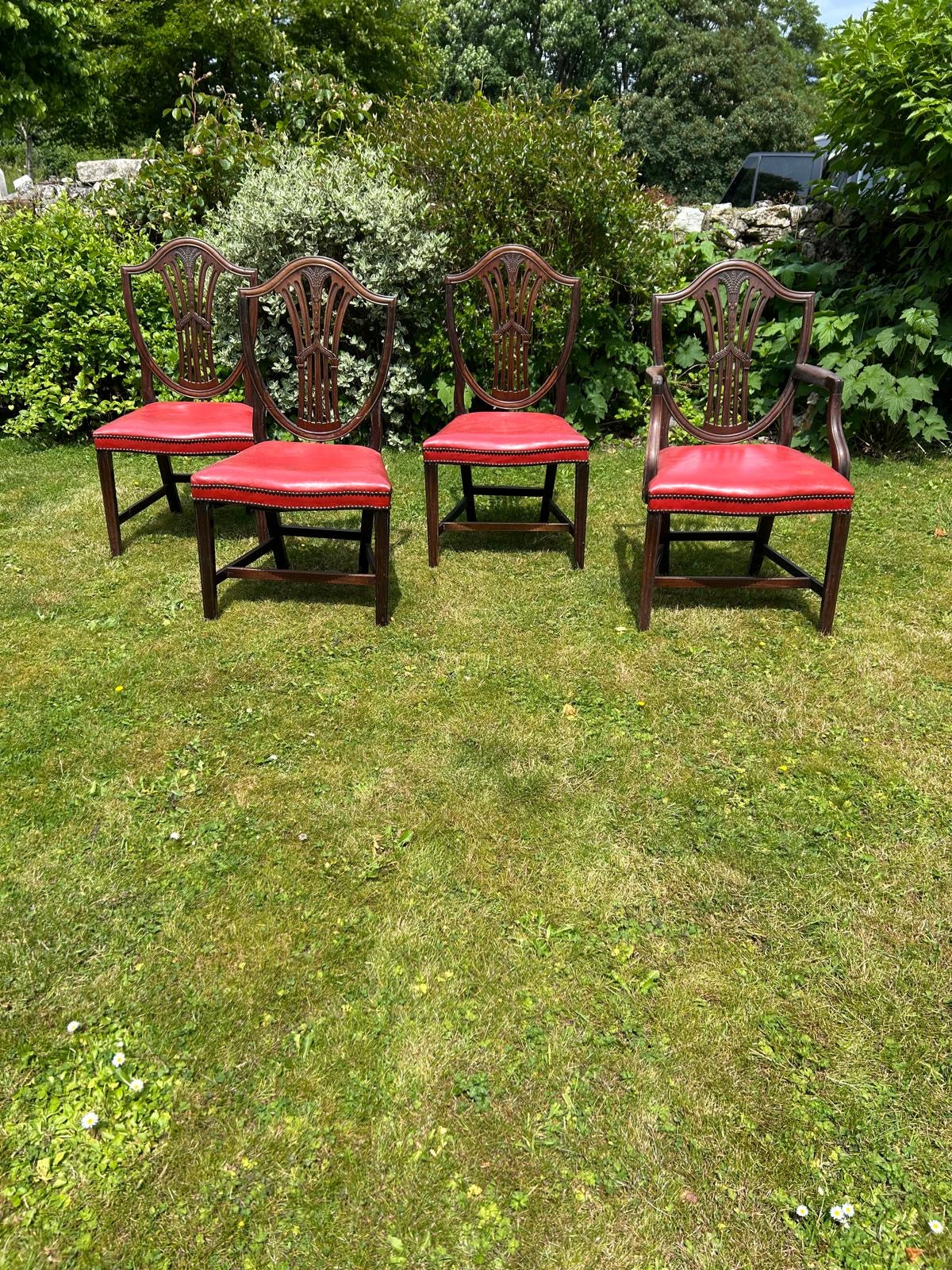 FOUR ANTIQUE CHAIRS