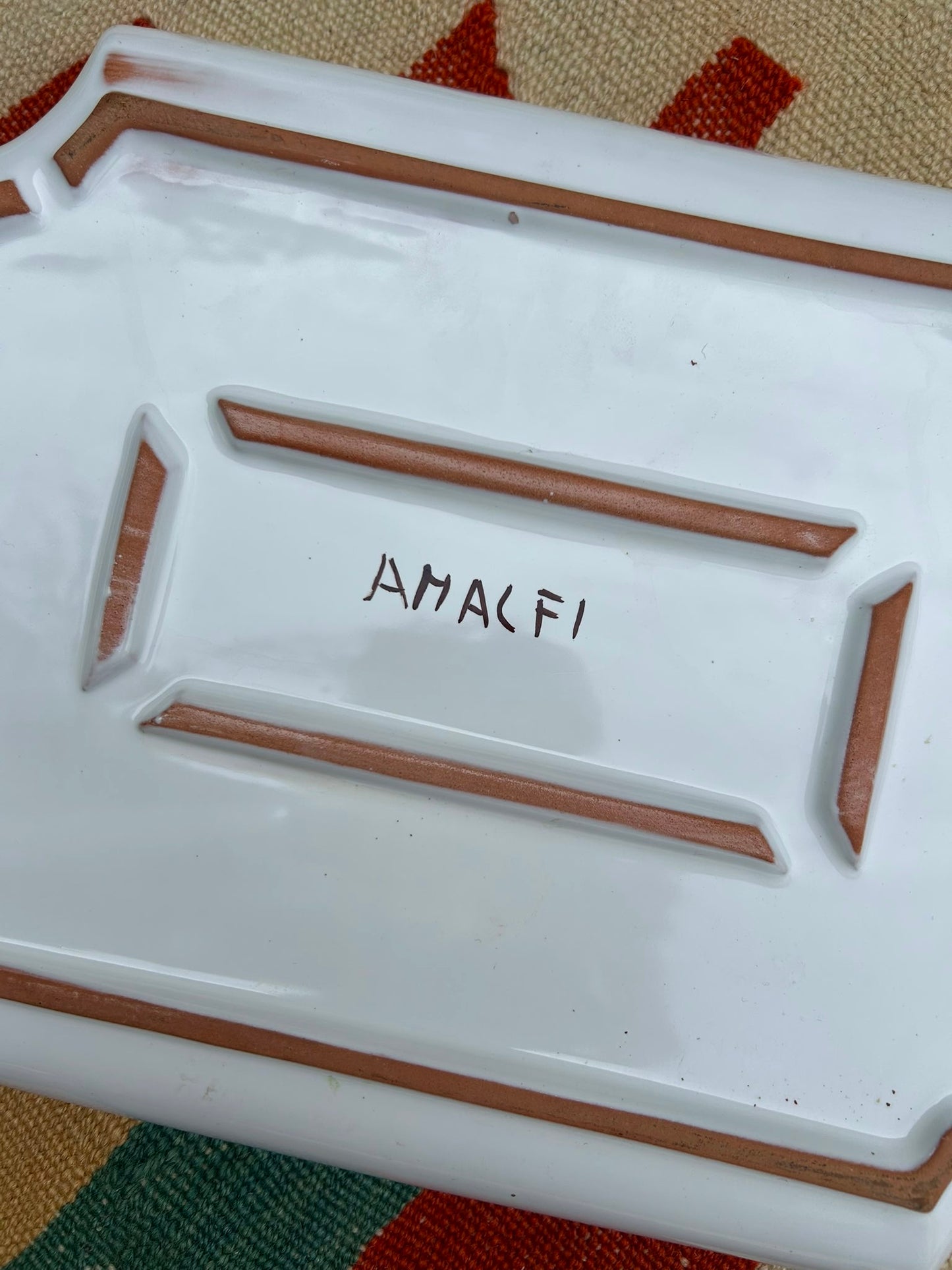 PAINTED CERAMIC TRAYS