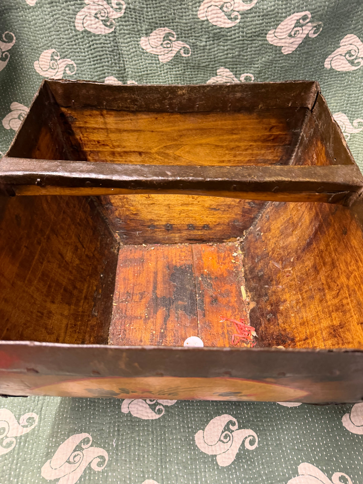 ANTIQUE RICE MEASURING BUCKET