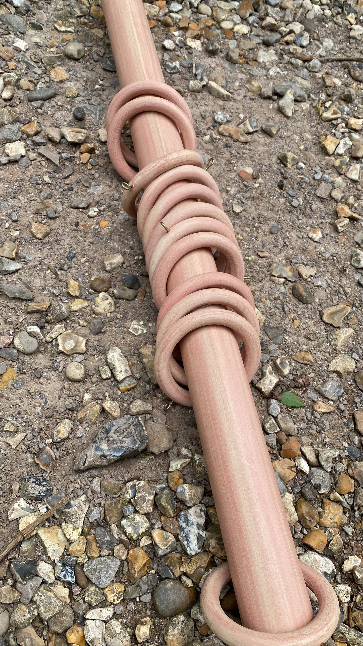 PINK CURTAIN POLE