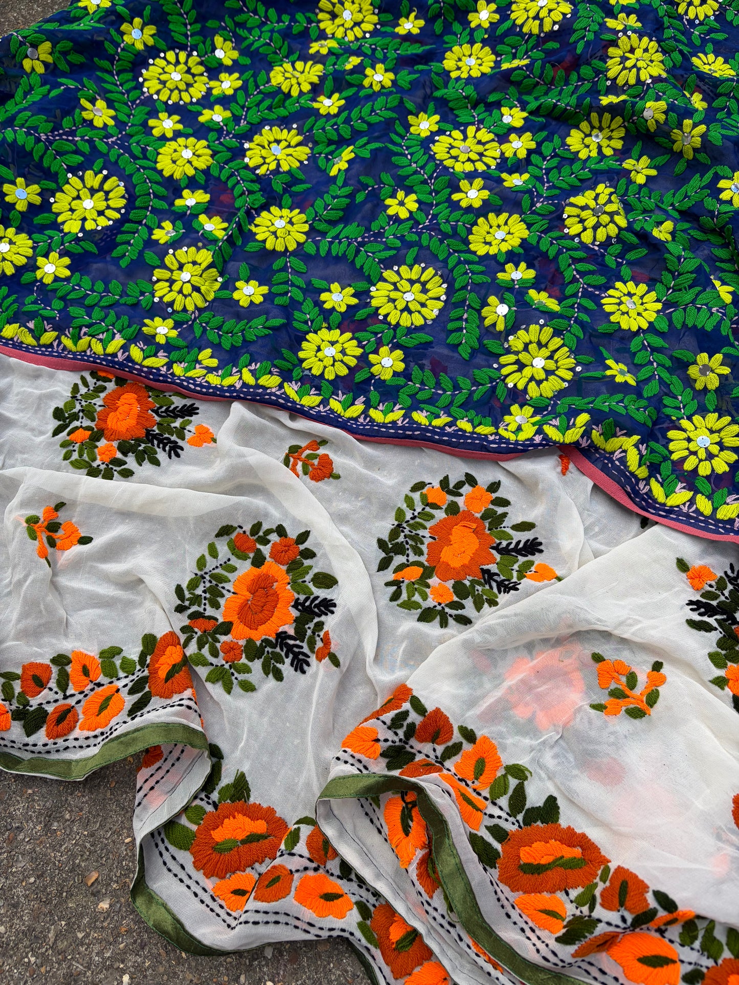 EMBROIDERED SILK