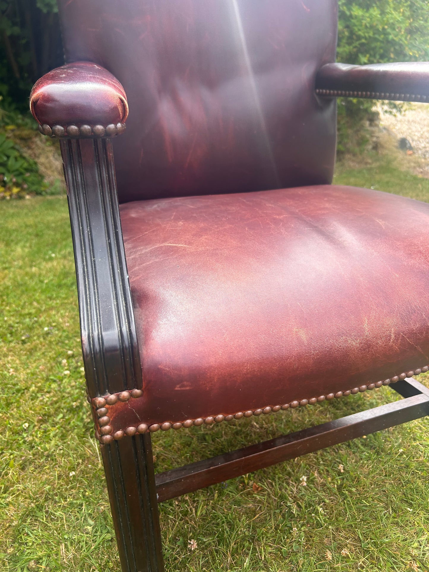 GEORGE SMITH LEATHER CHAIRS