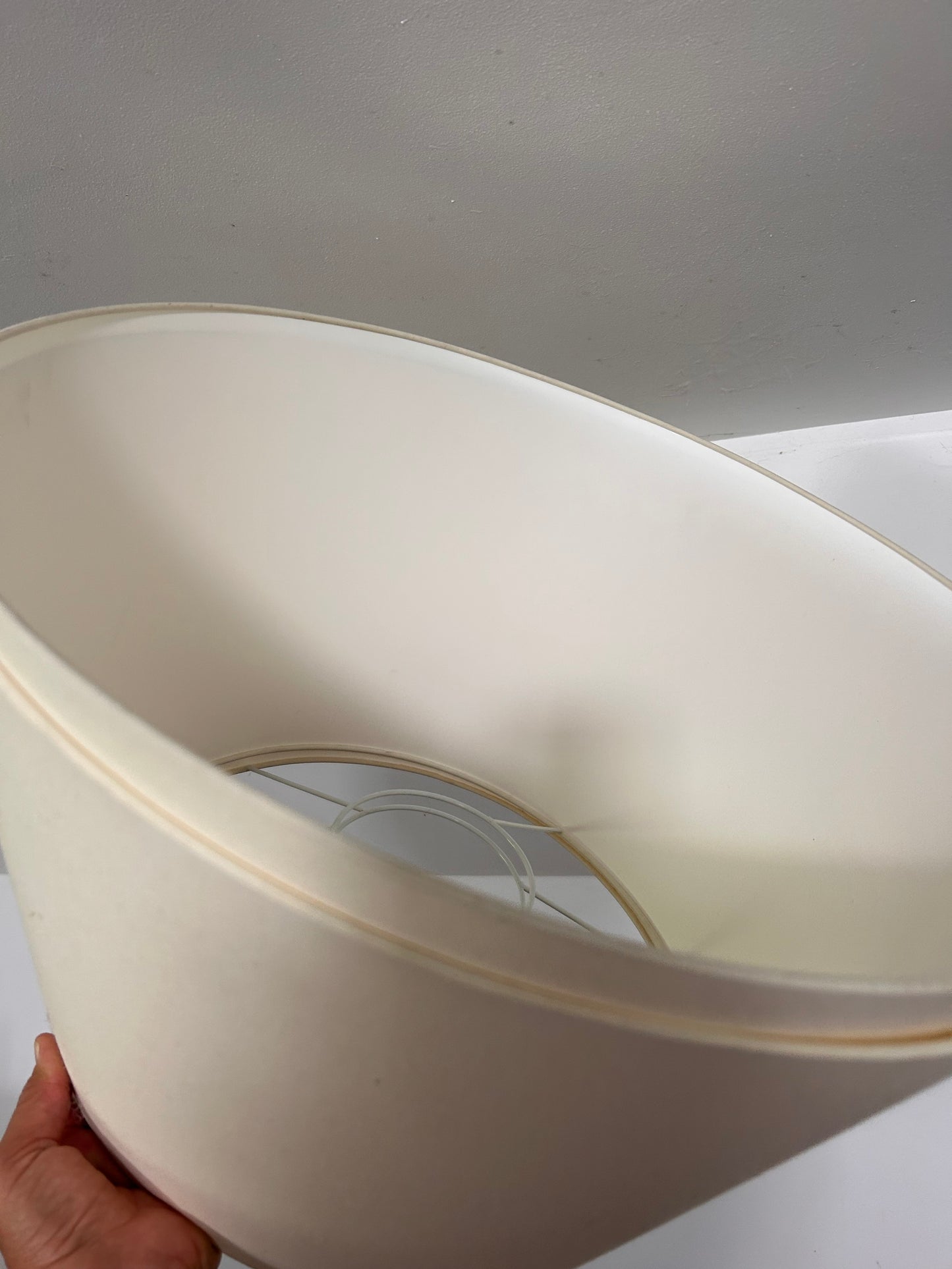 CREAM LINEN LAMPSHADES