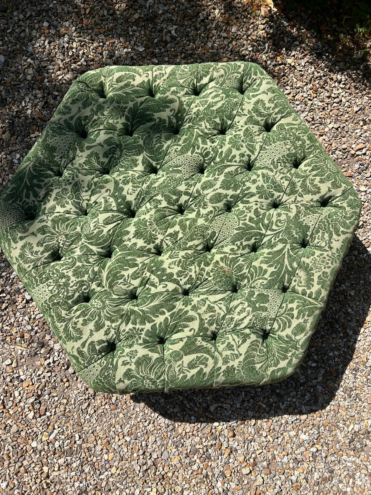 HEXAGONAL FOOTSTOOL