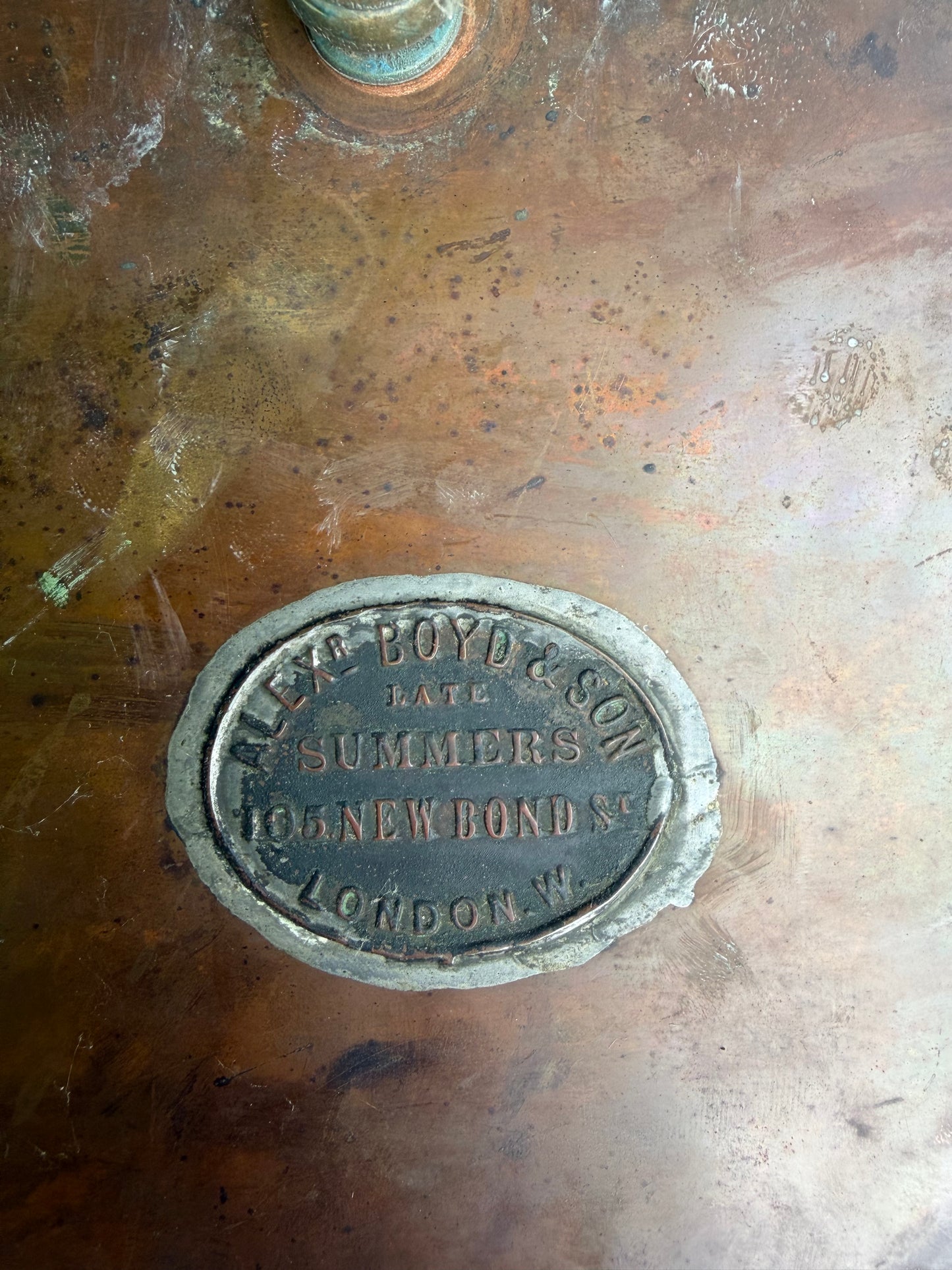 COPPER WARMING PLATE