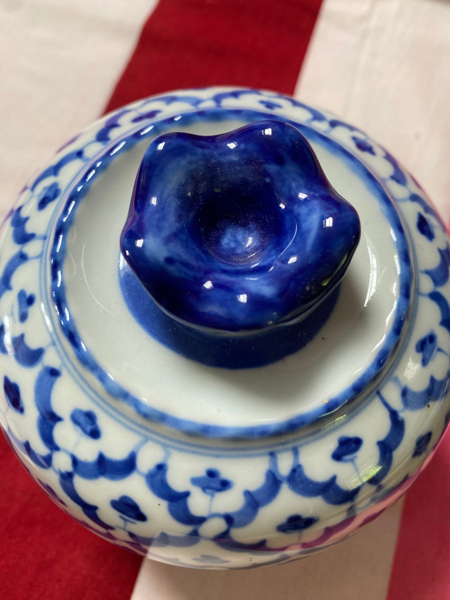 BLUE AND WHITE POTS