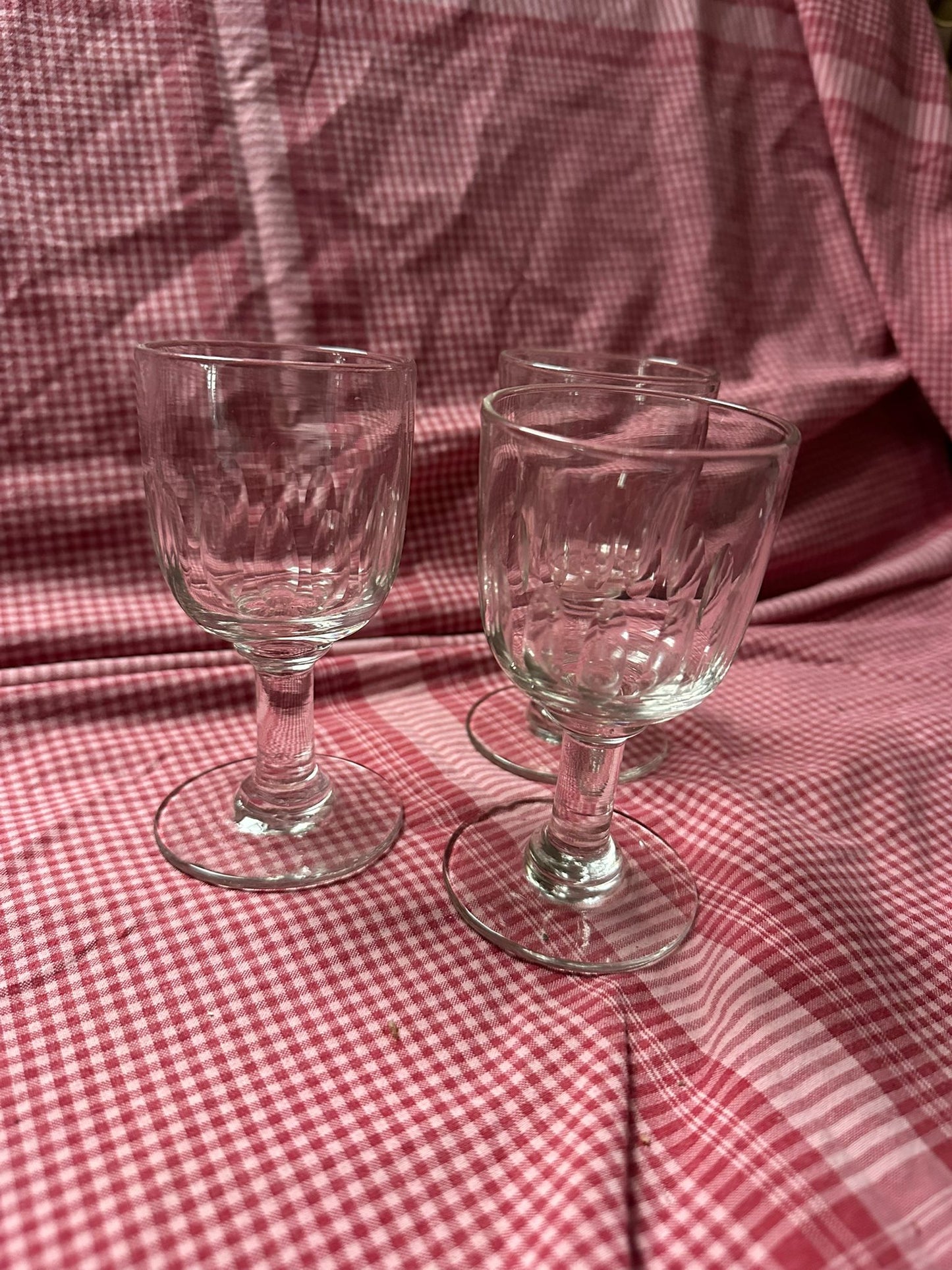ANTIQUE WINE GLASSES