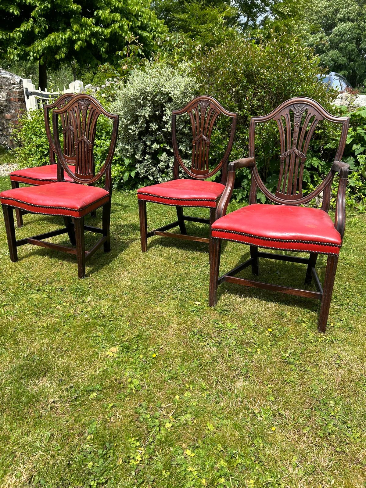 FOUR ANTIQUE CHAIRS
