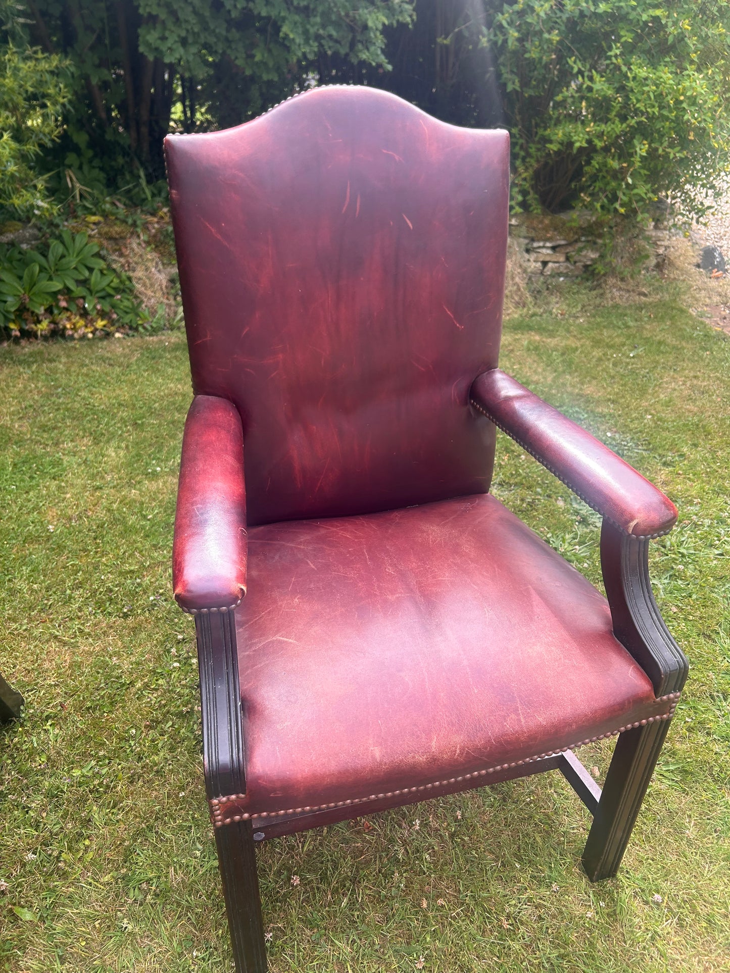 GEORGE SMITH LEATHER CHAIRS