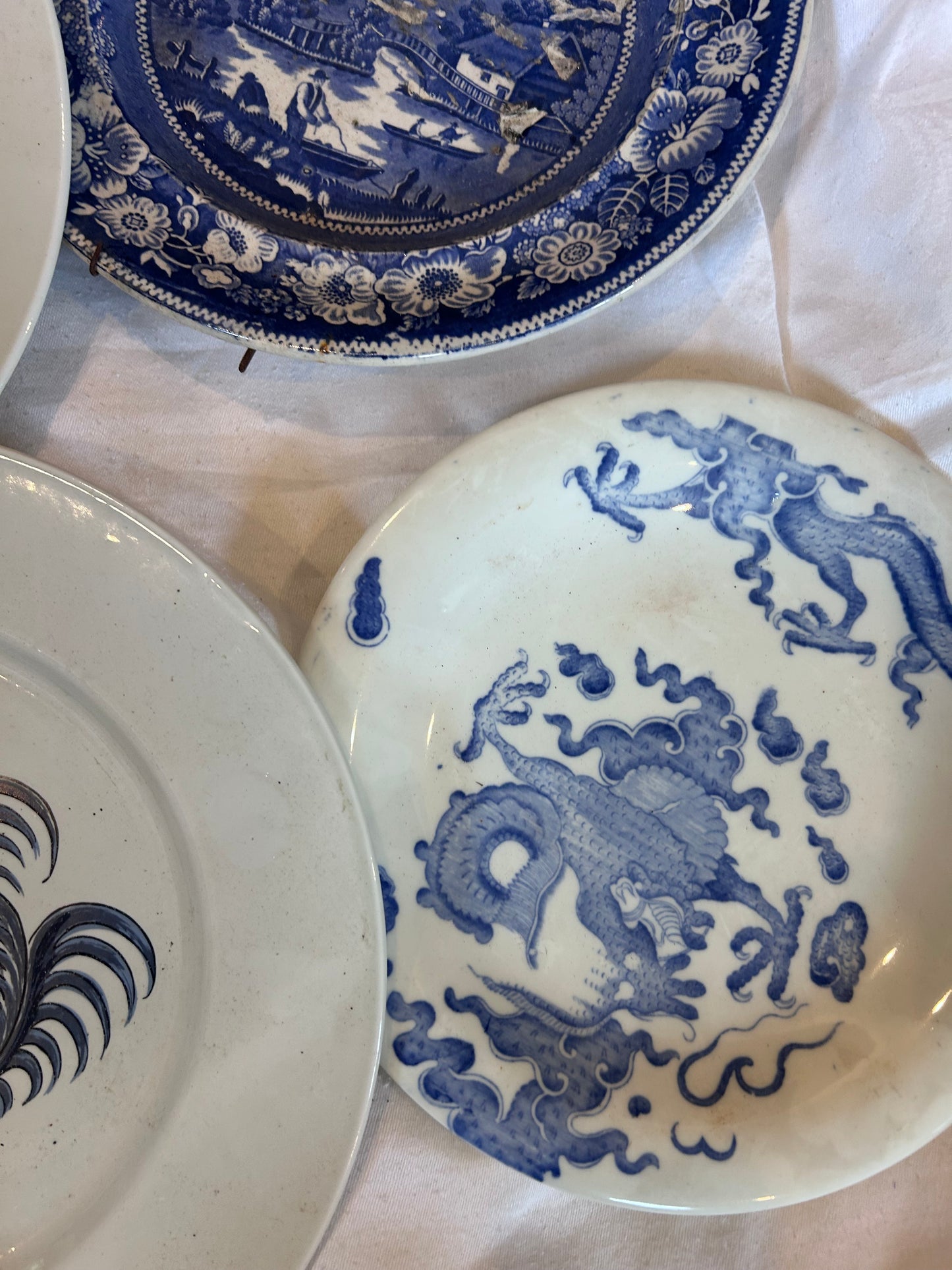 BLUE AND WHITE PLATES