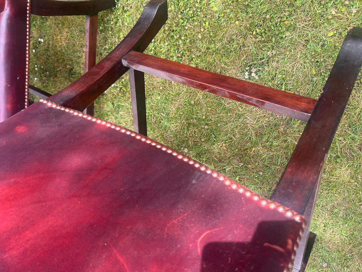 GEORGE SMITH LEATHER CHAIRS