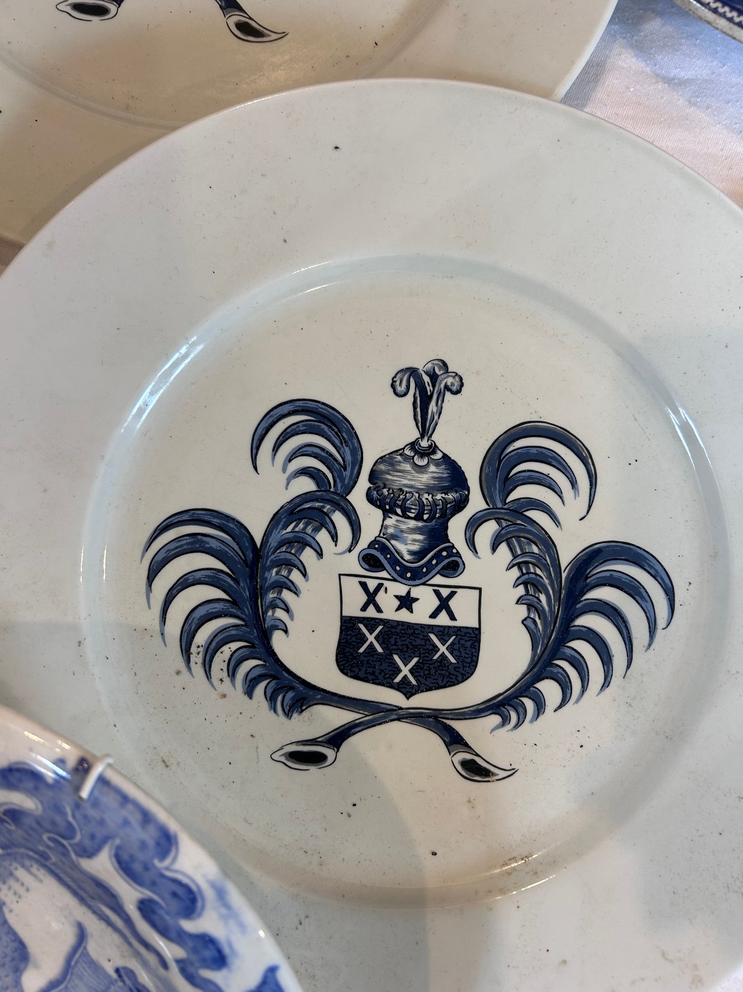 BLUE AND WHITE PLATES