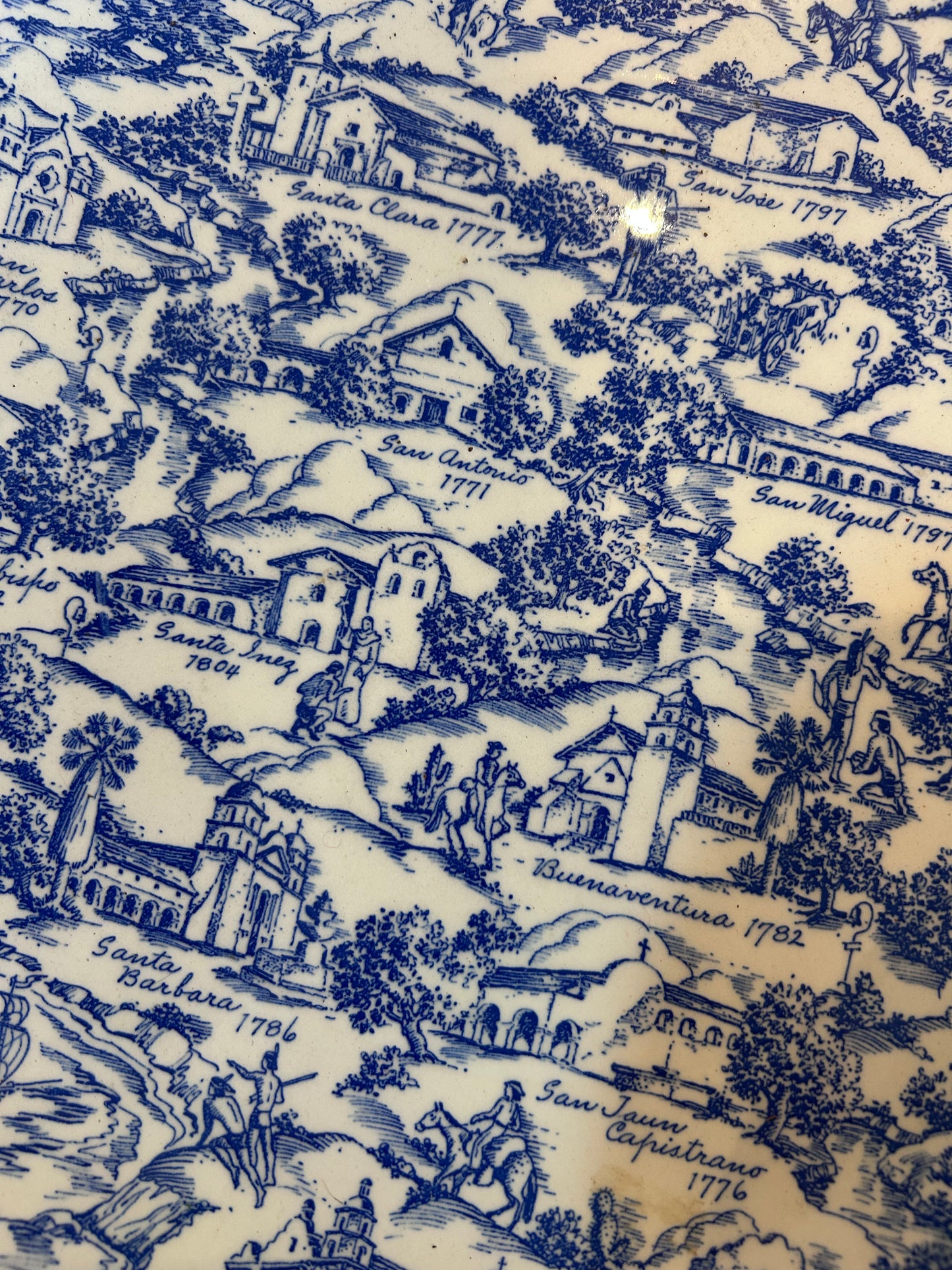 BLUE AND WHITE PLATES