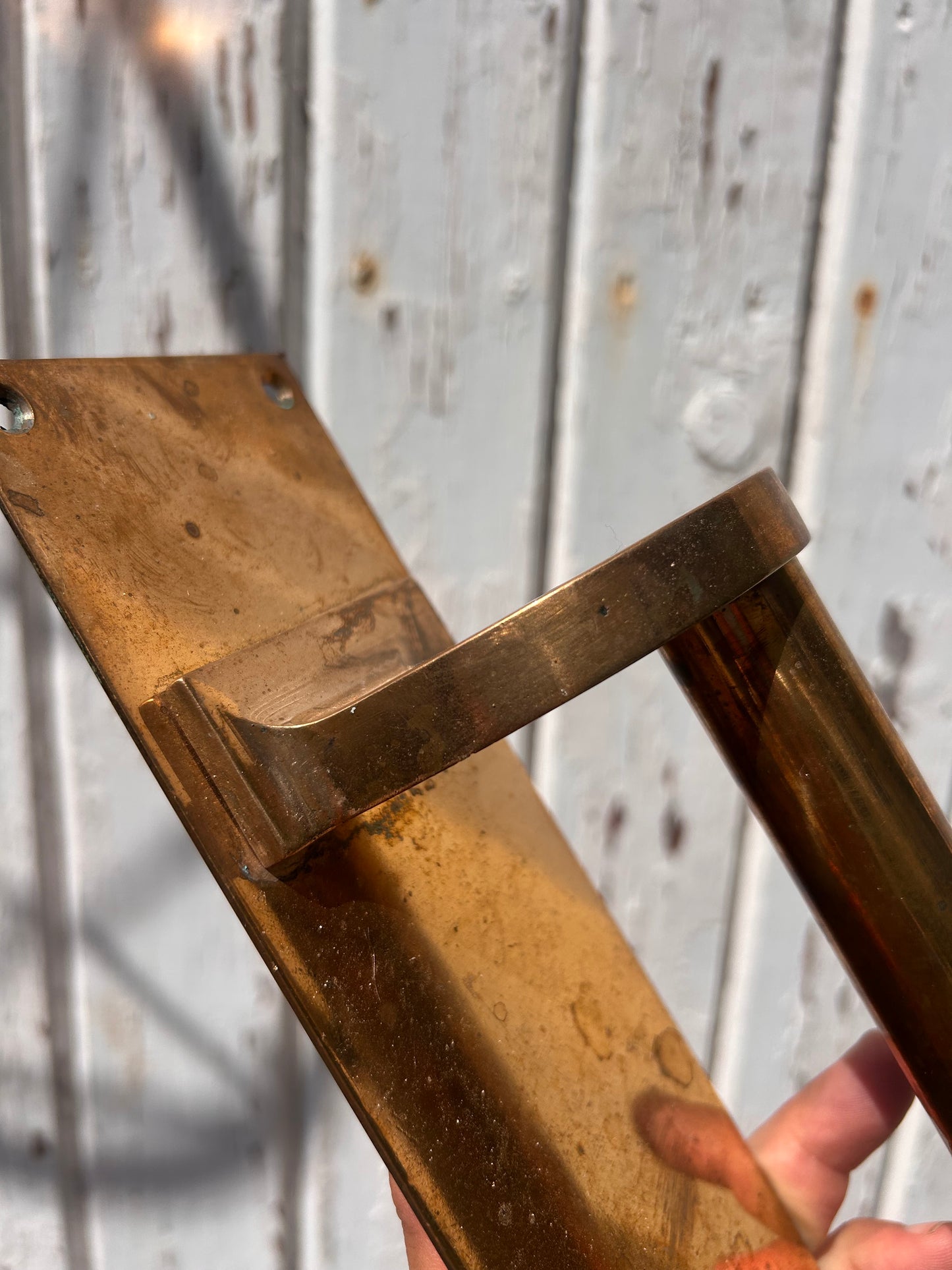 VINTAGE BRASS PULL HANDLE