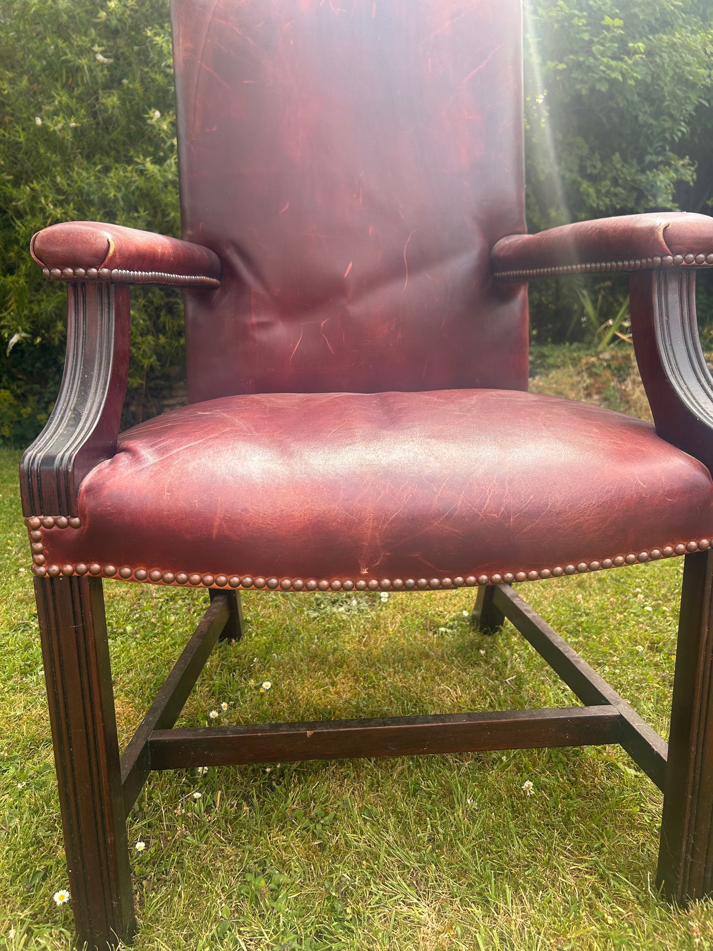 GEORGE SMITH LEATHER CHAIRS