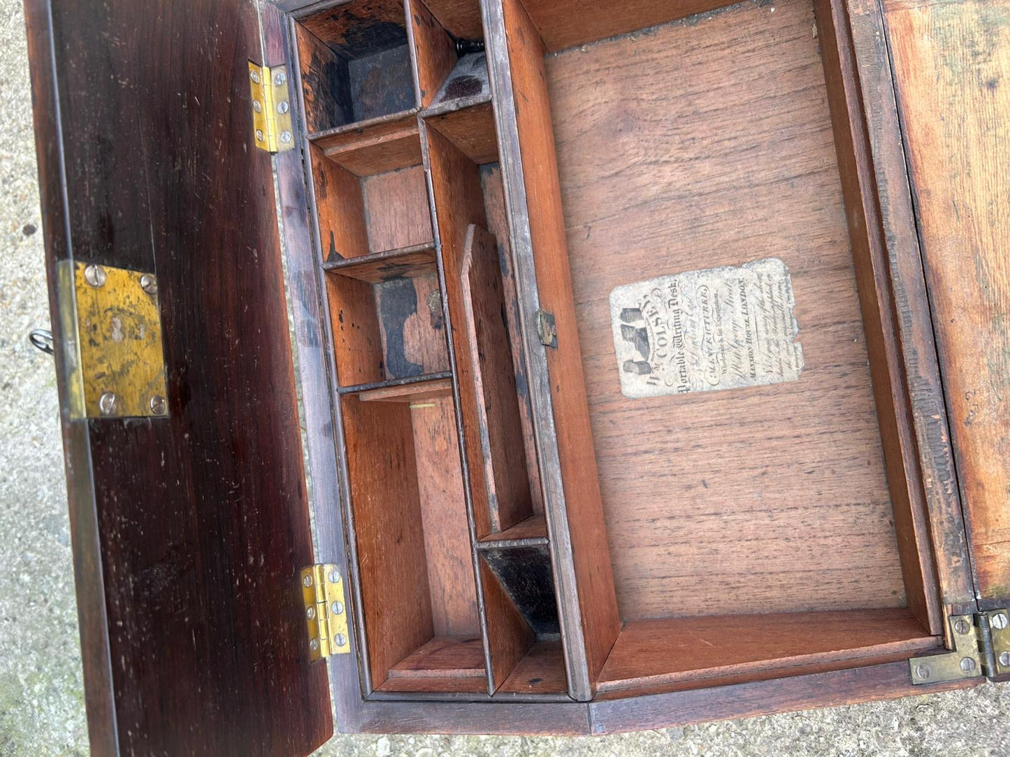 WRITING BOX WITH KEY