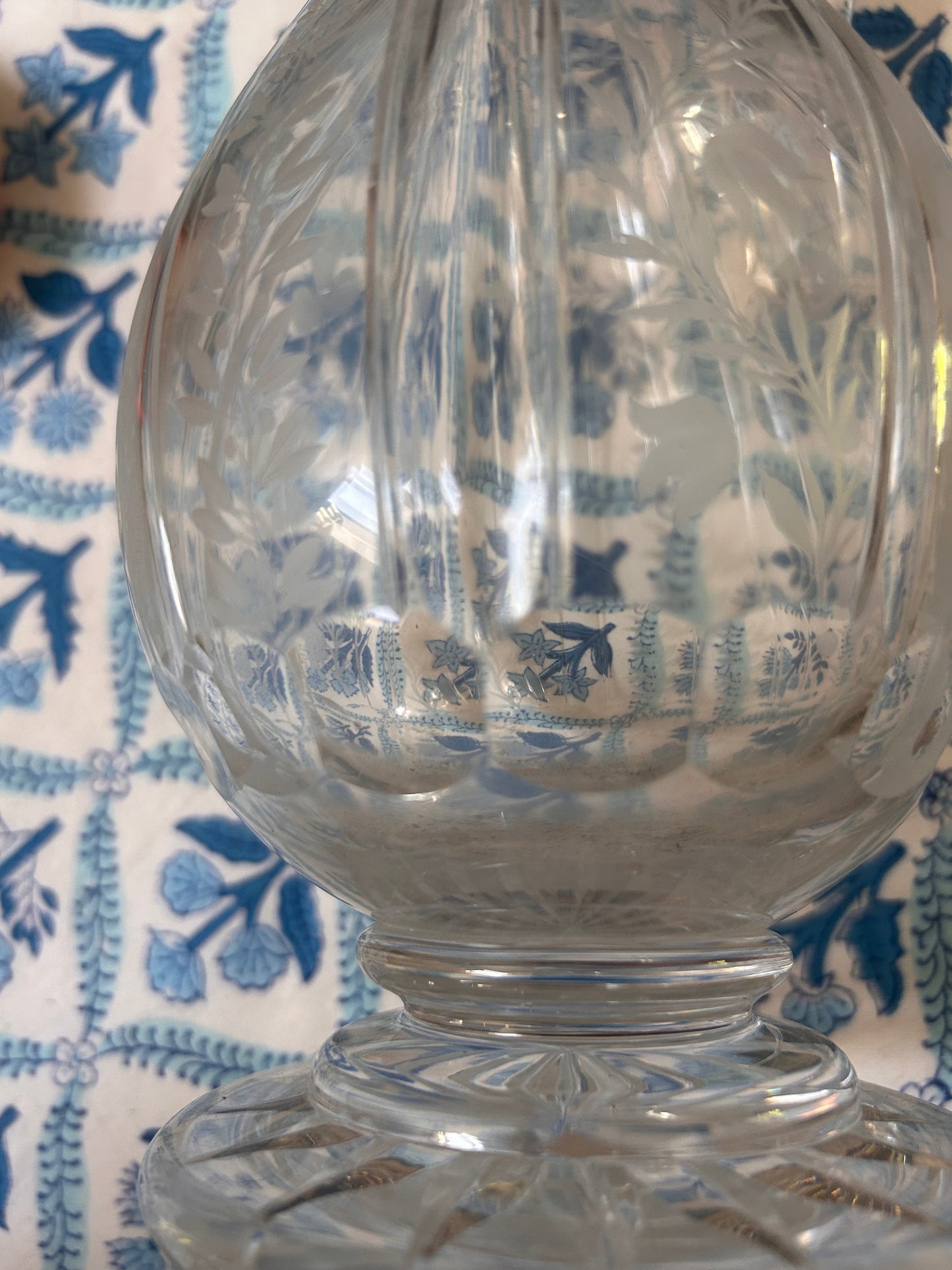 ANTIQUE GLASS JUG