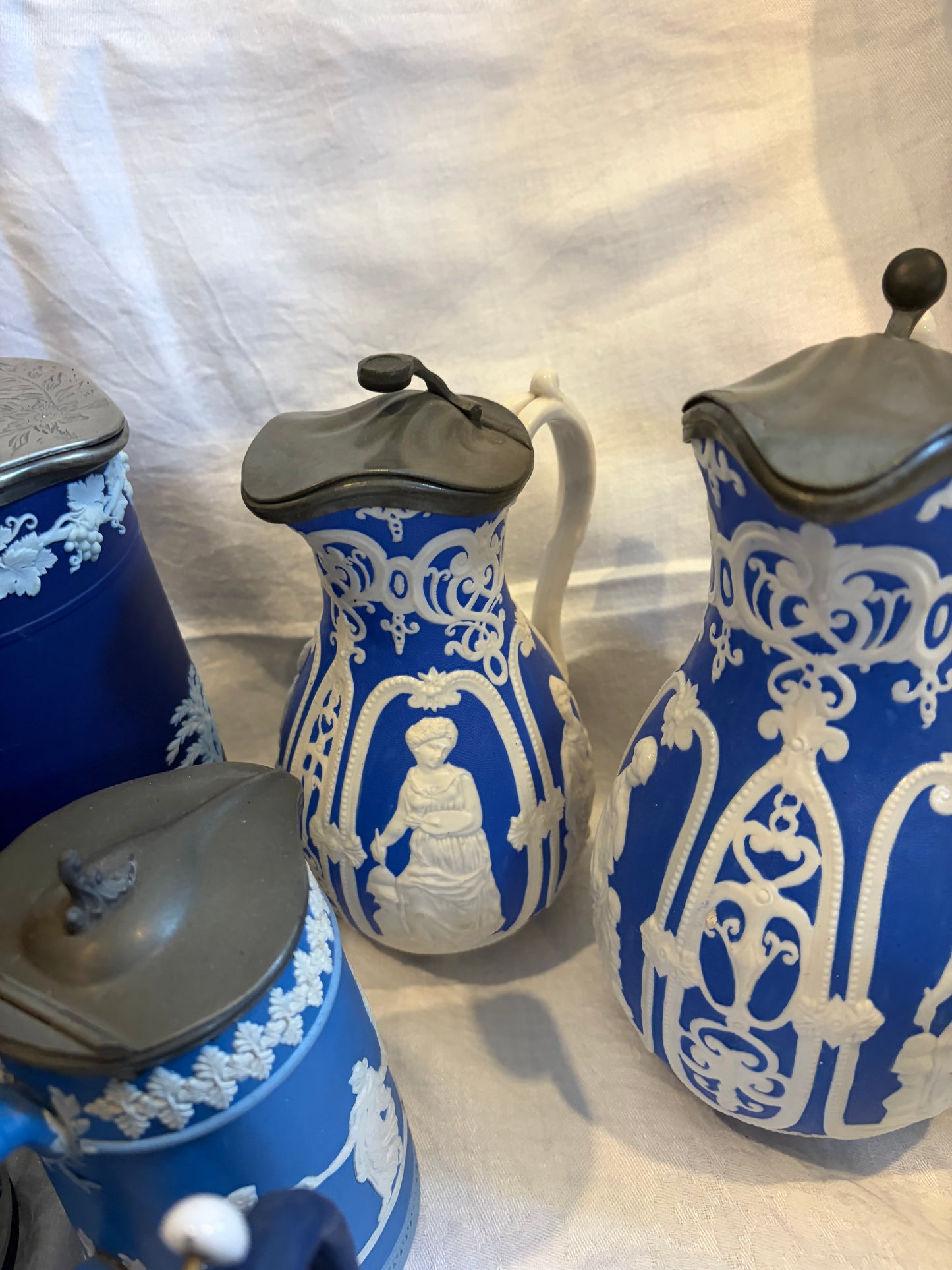 WEDGWOOD AND BROWNFIELD JUGS
