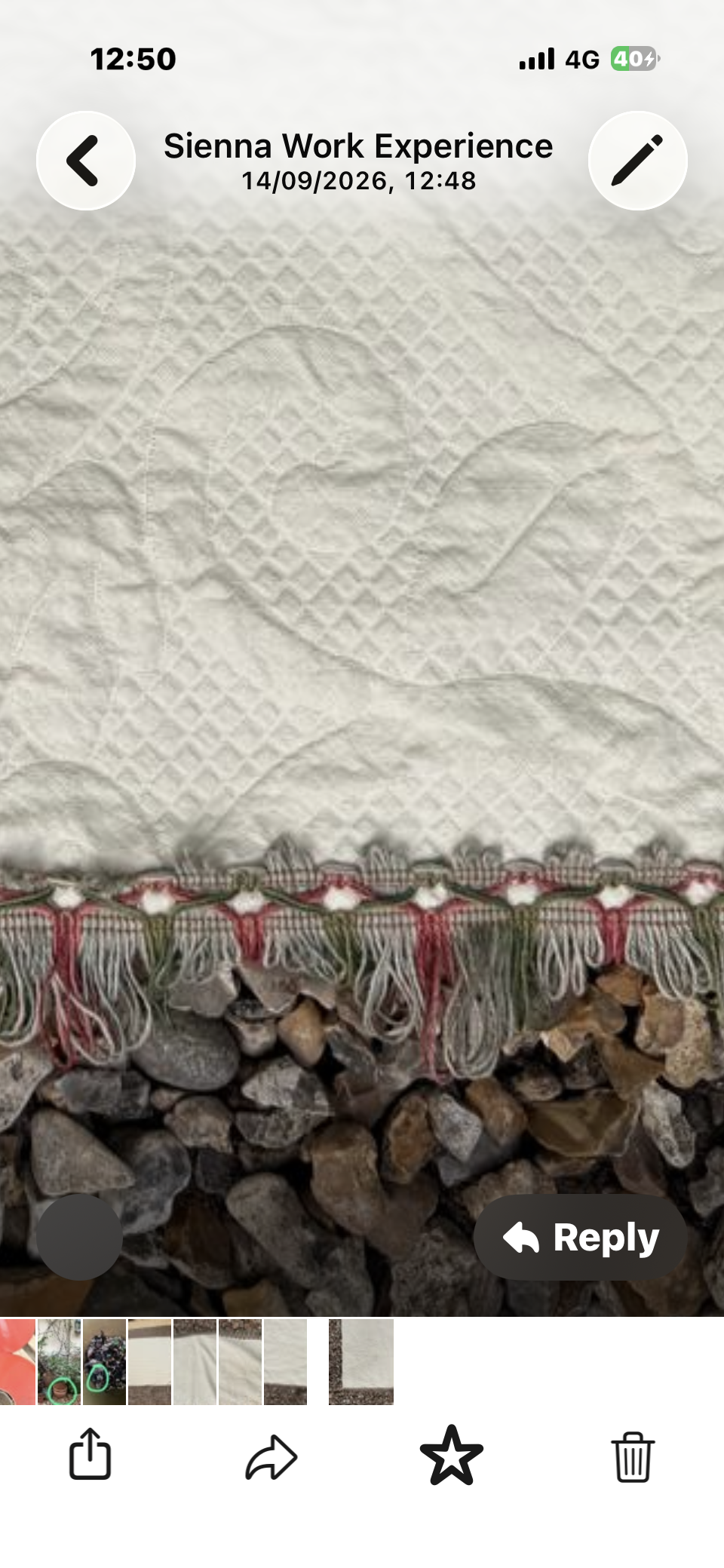 COTTON THROW