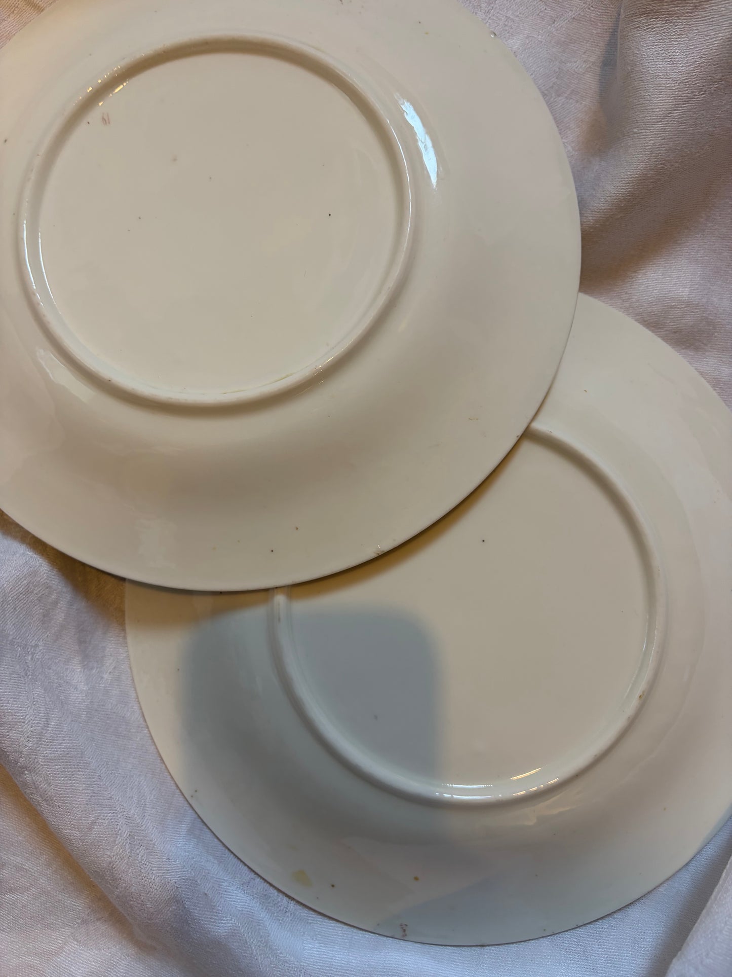 PAIR OF PLATES