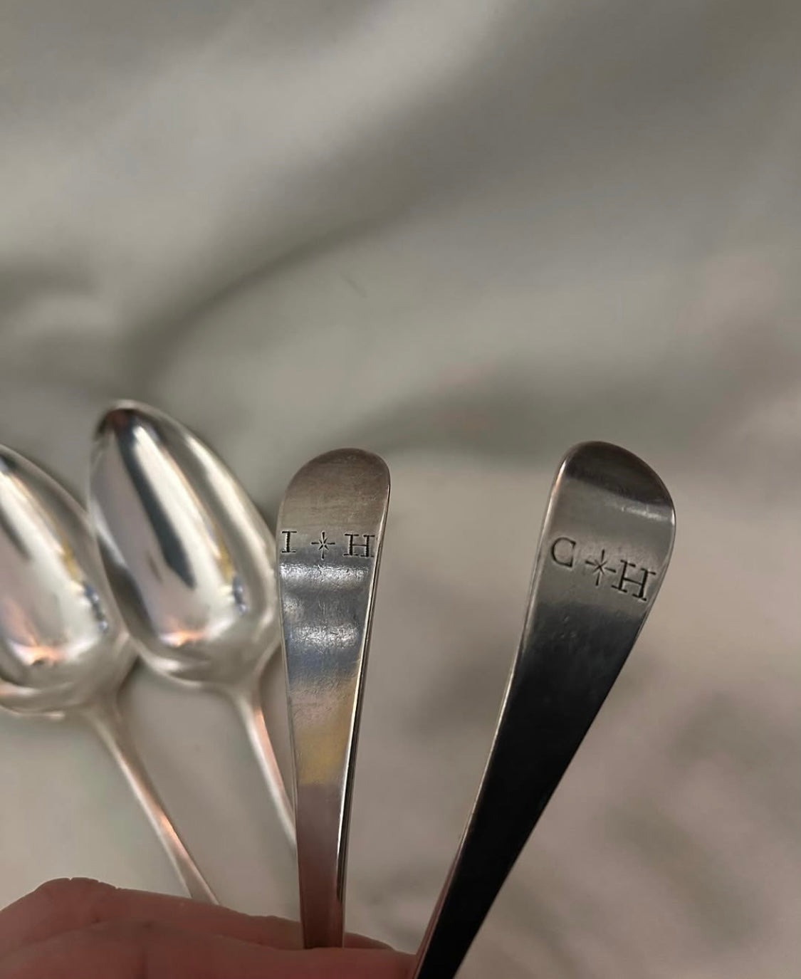 SOLID SILVER SPOONS
