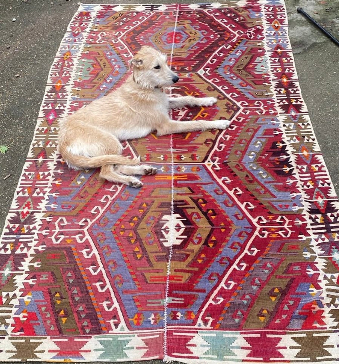 LARGE ANTIQUE KILIM