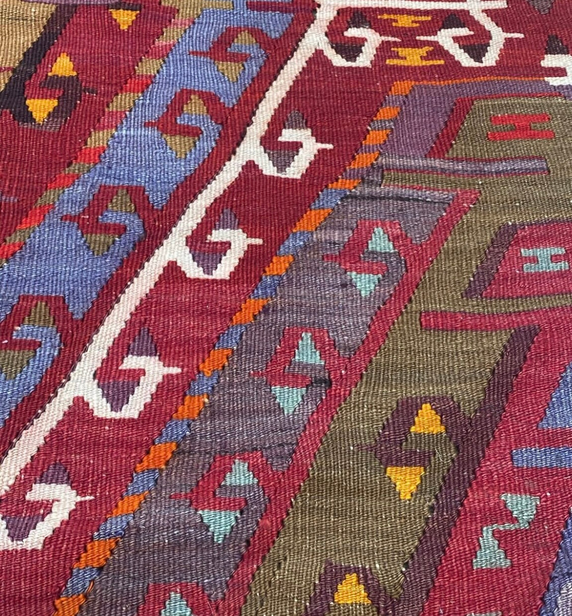 LARGE ANTIQUE KILIM