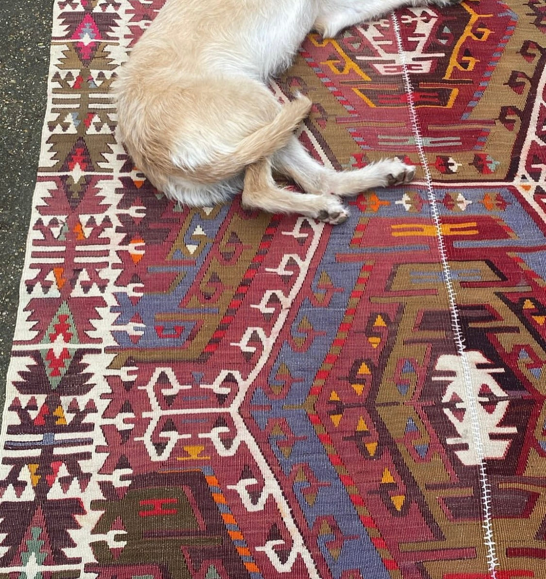 LARGE ANTIQUE KILIM