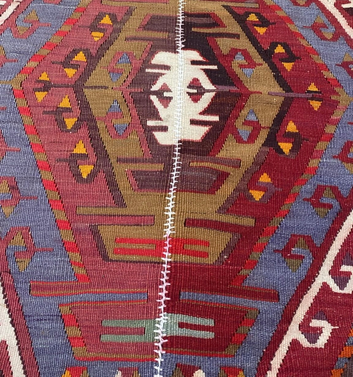LARGE ANTIQUE KILIM