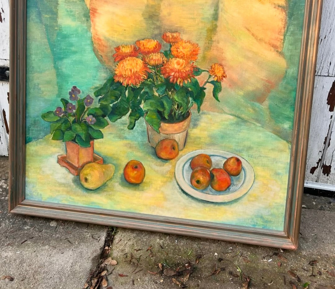OIL ON CANVAS