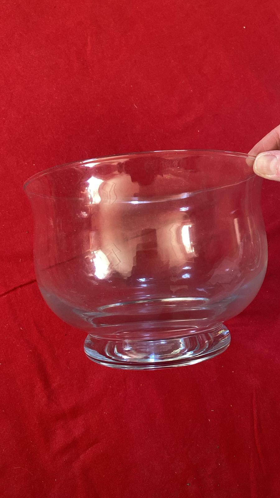LARGE GLASS BOWLS