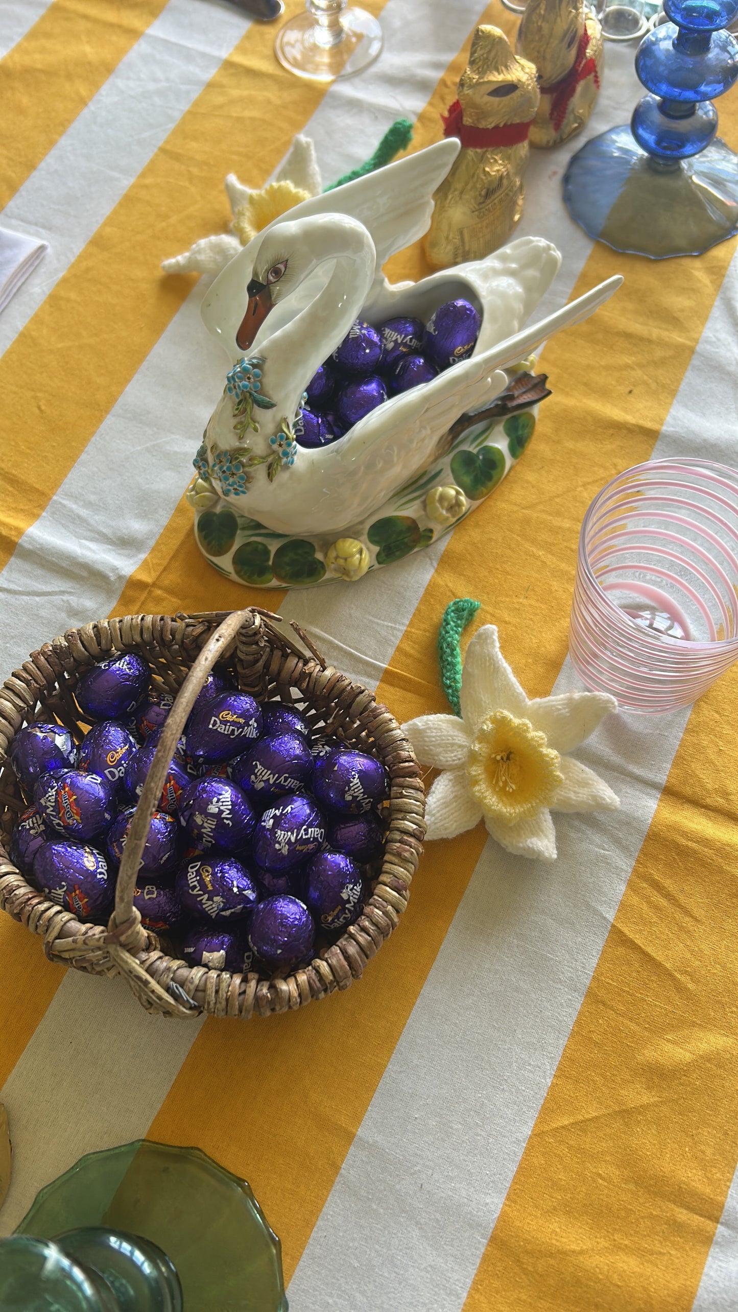 EASTER COTTON TABLECLOTH