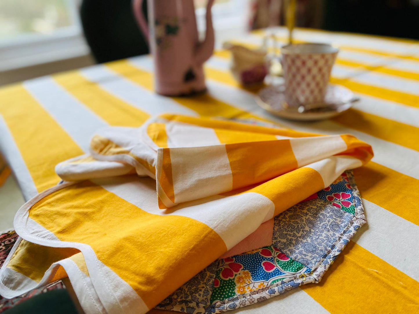 EASTER COTTON TABLECLOTH