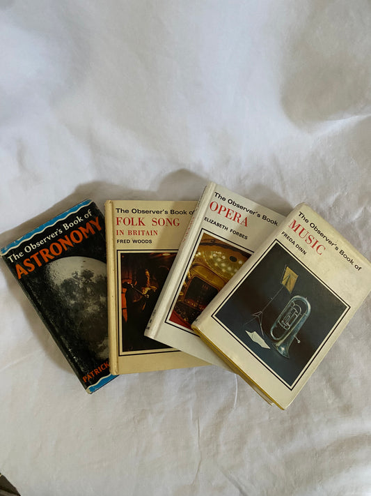 4 X OBSERVER BOOKS