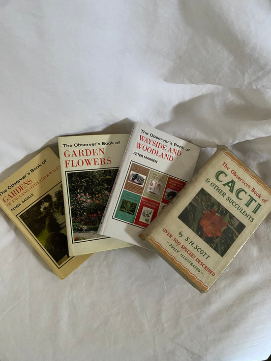 4 X OBSERVER BOOKS