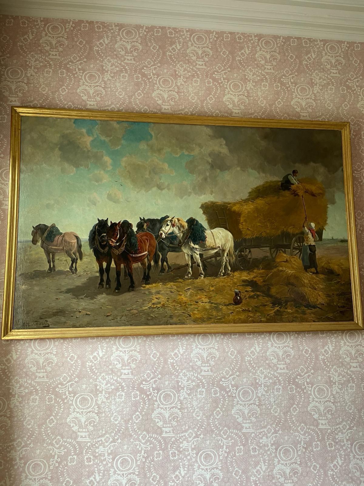 LARGE OIL PAINTING