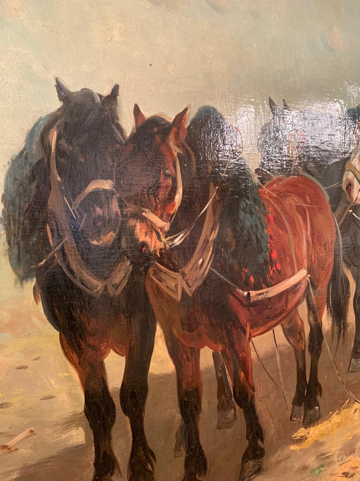 LARGE OIL PAINTING