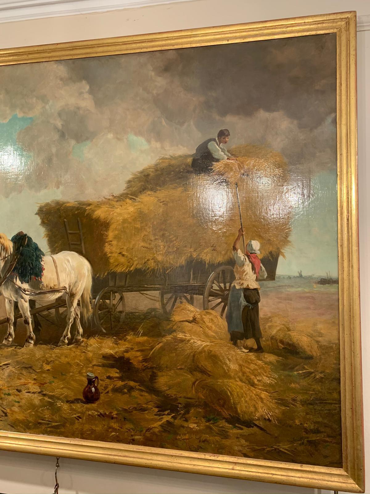 LARGE OIL PAINTING