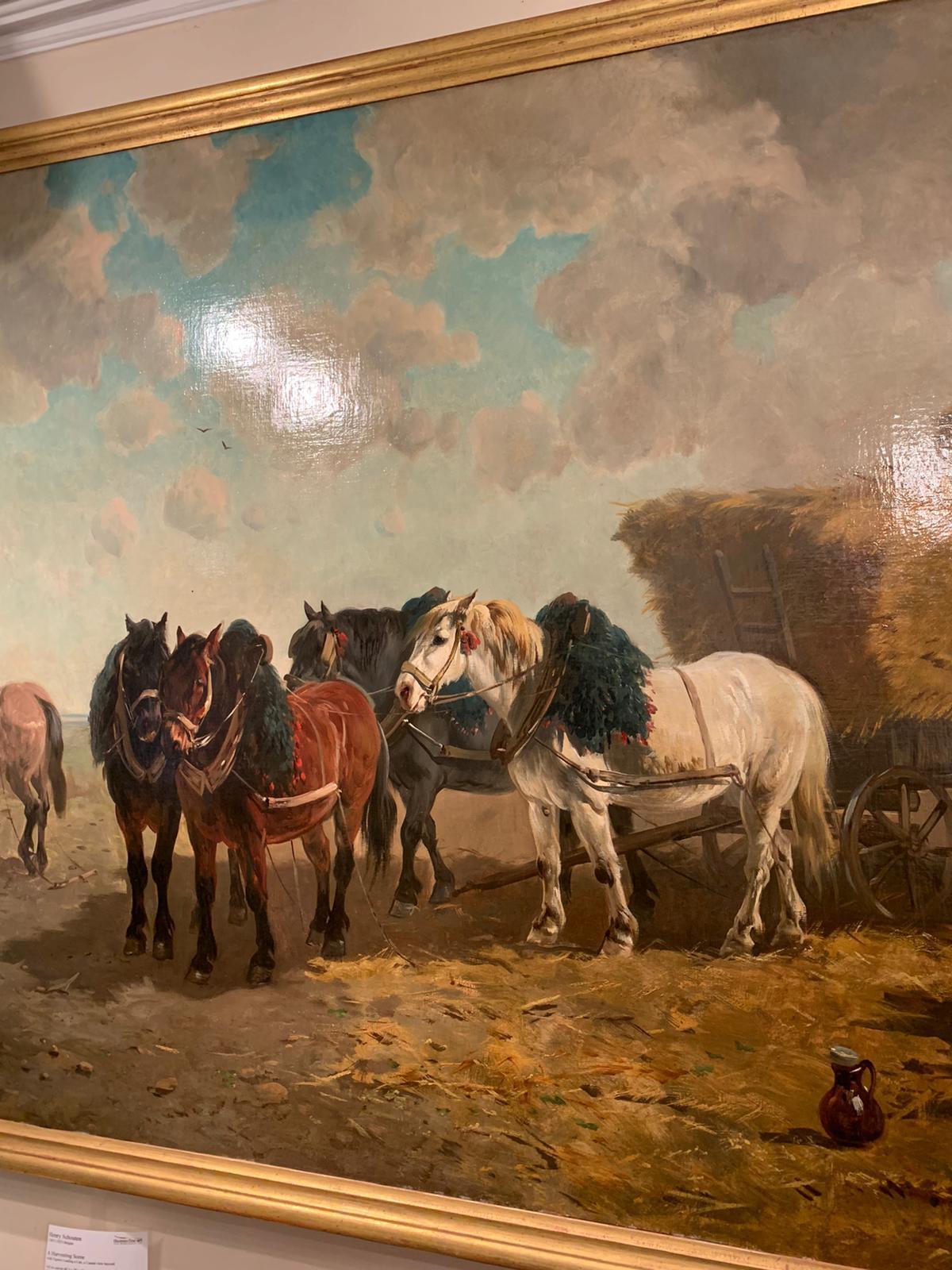 LARGE OIL PAINTING