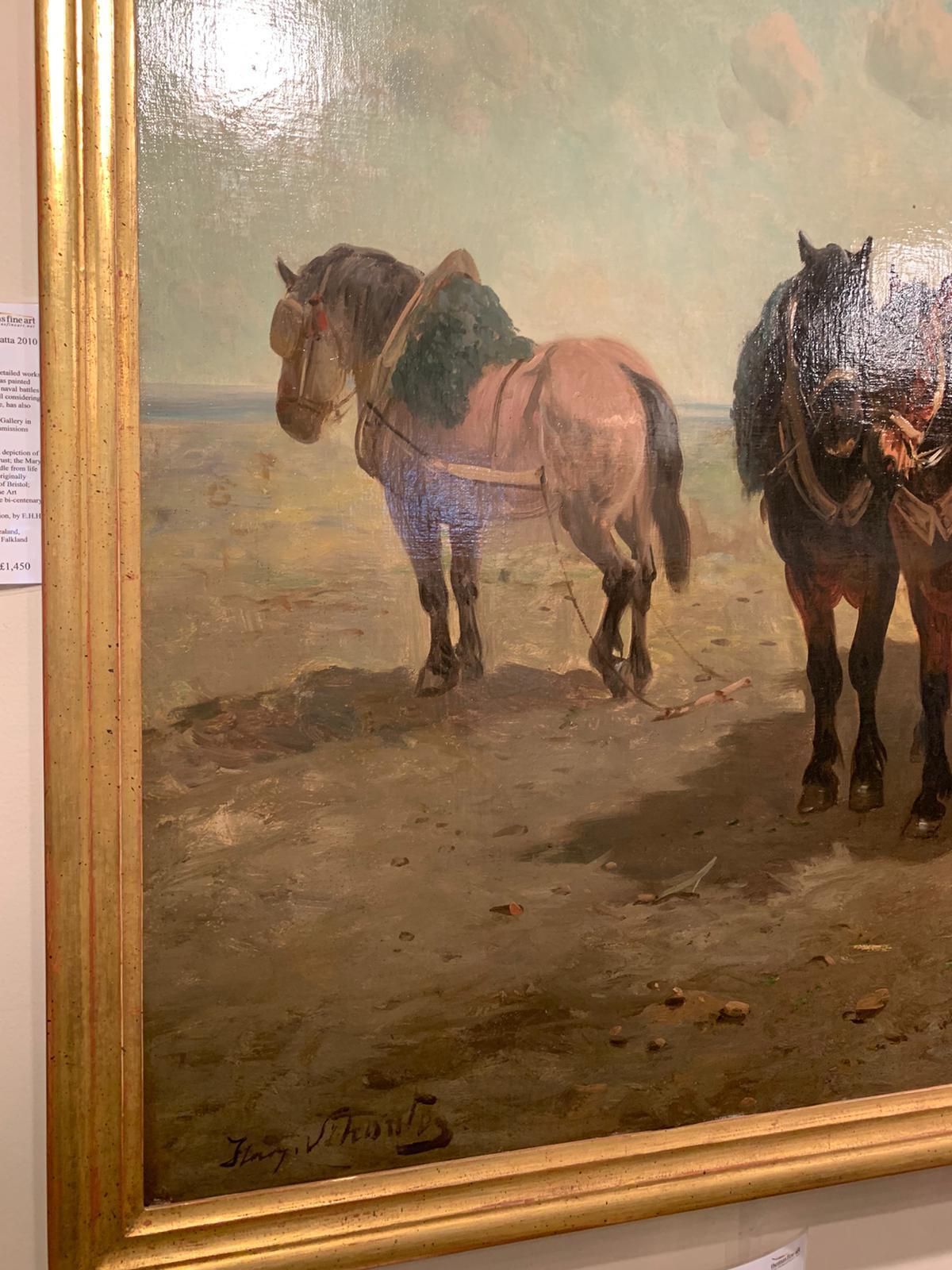 LARGE OIL PAINTING