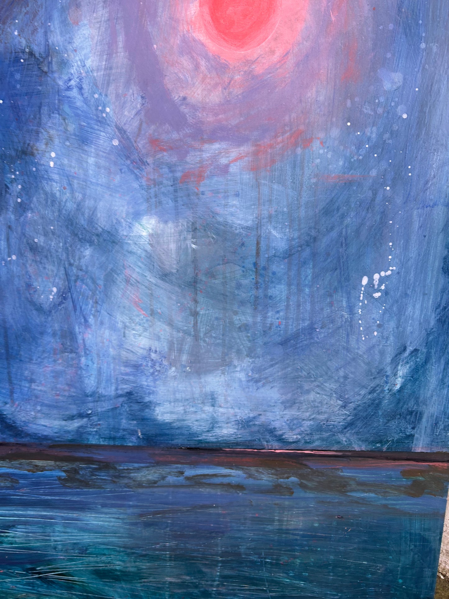 LARGE OIL PAINTING