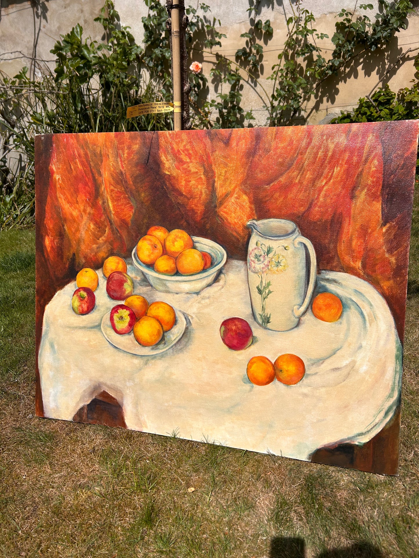 LARGE STILL LIFE PAINTING