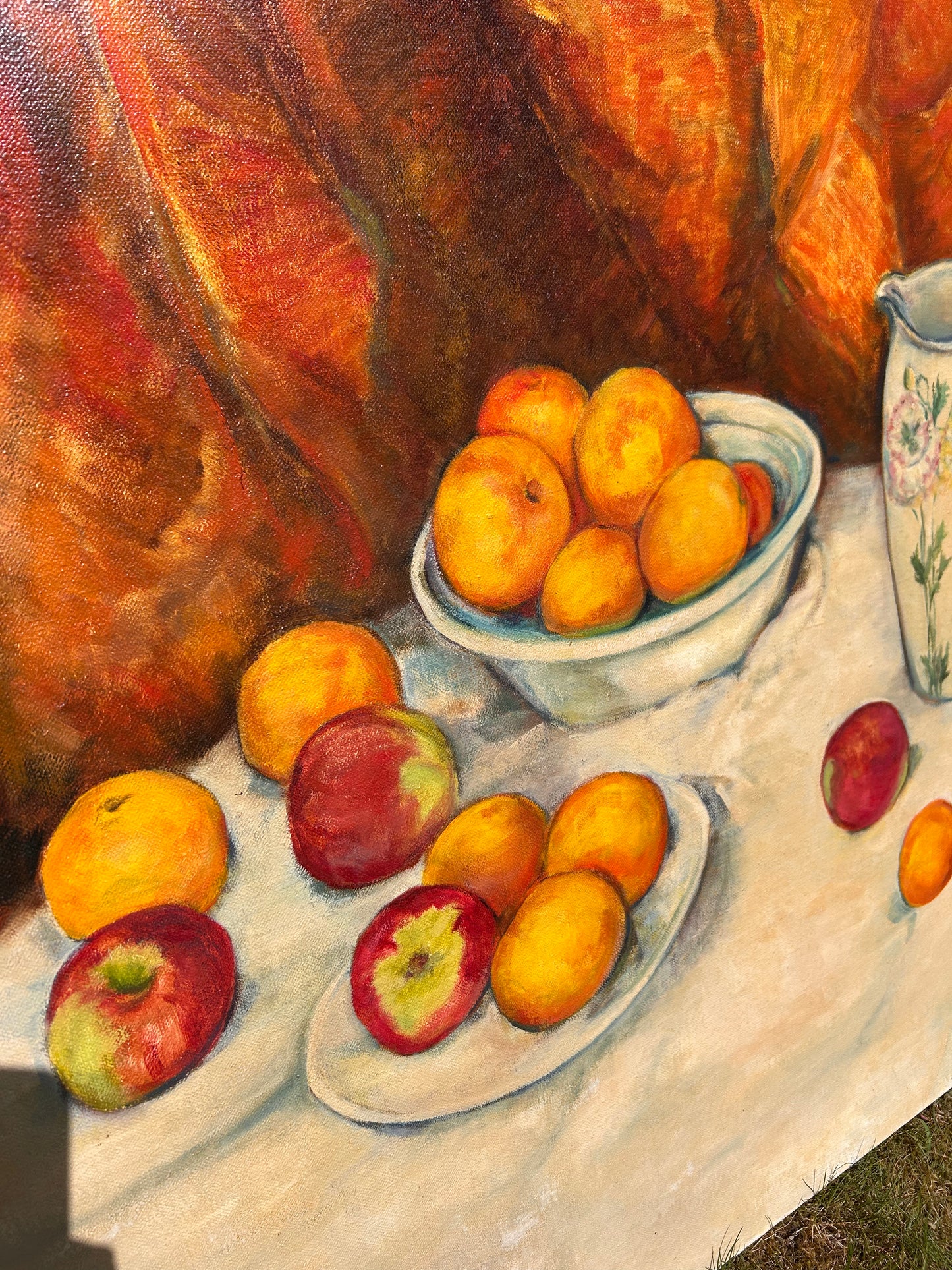 LARGE STILL LIFE PAINTING