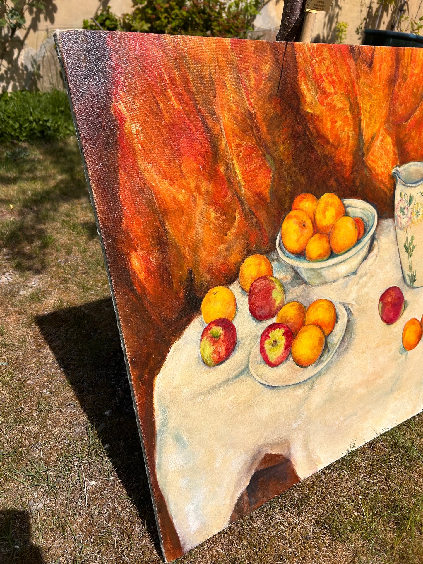 LARGE STILL LIFE PAINTING