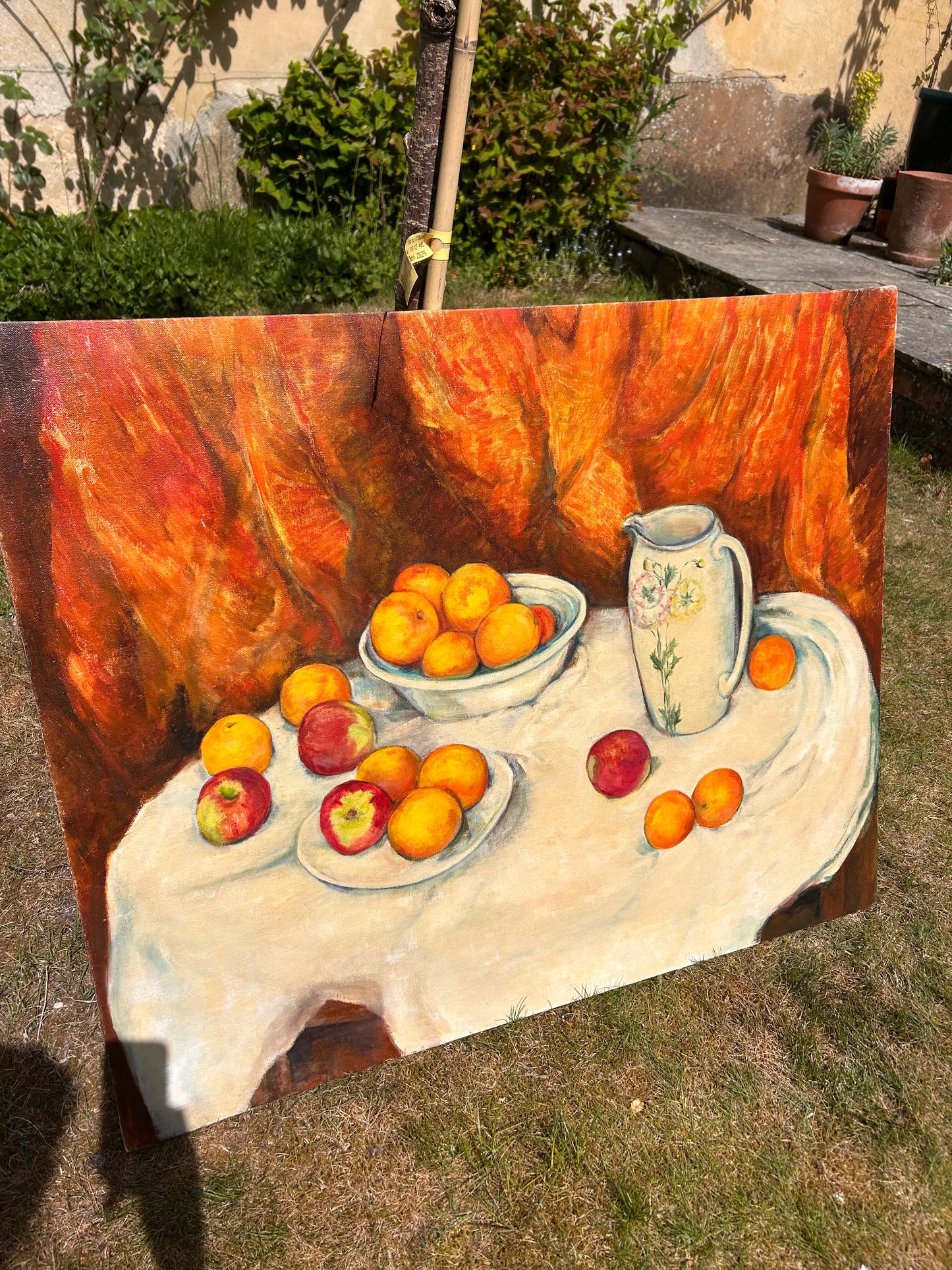 LARGE STILL LIFE PAINTING